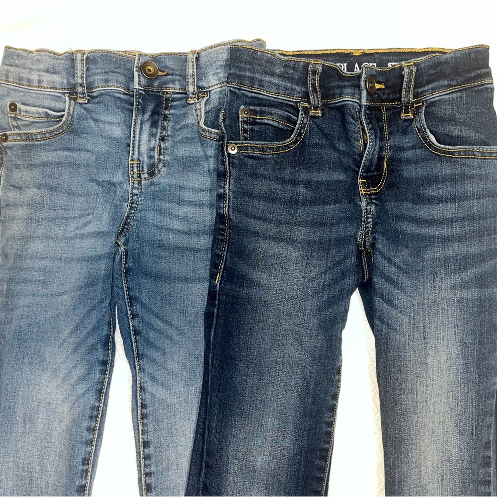Children’s Place Boys - set of 2 Slim Fit Jeans size 7 Slim